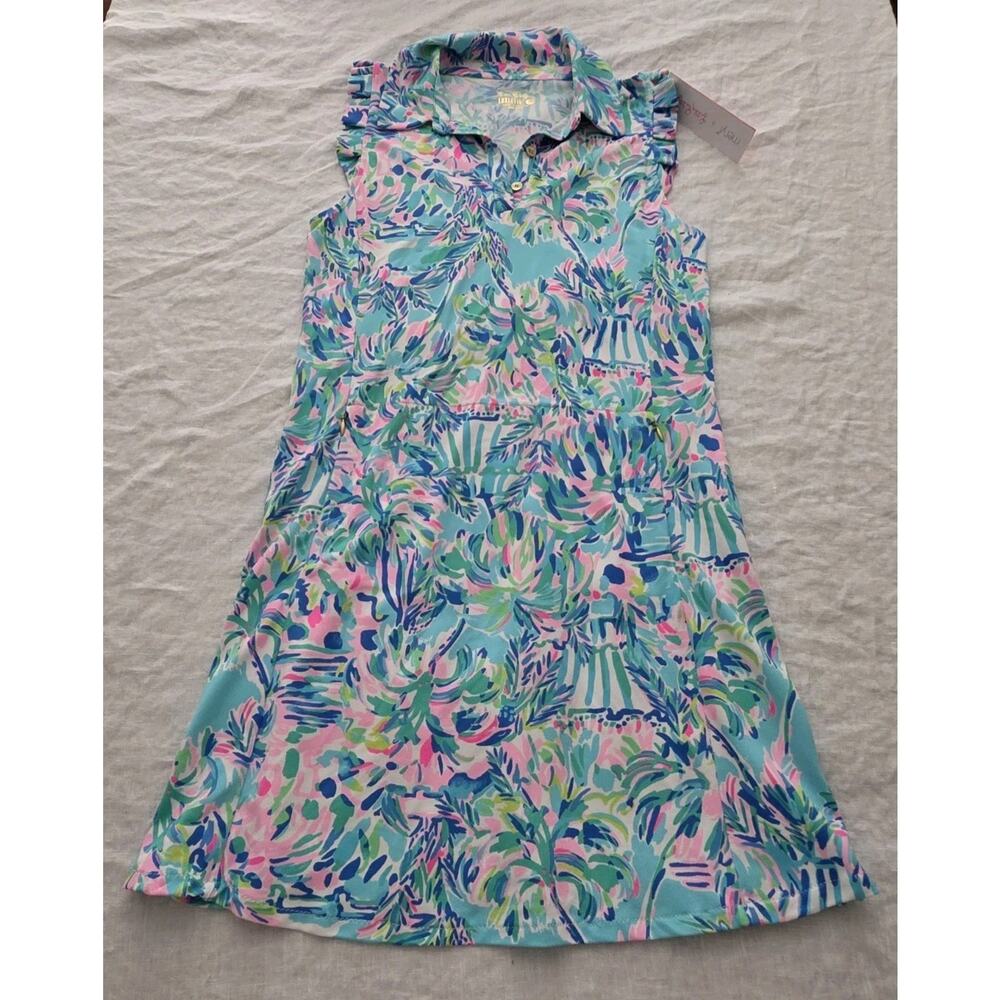 Lily Pulitzer Silvia "Luxletic" UPF 50+ Golf Dress Brand New Small Meryl Pockets
